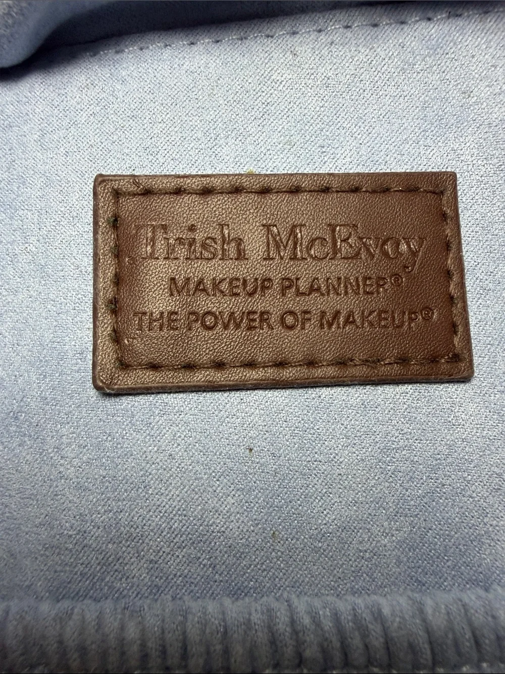 Trish McEvoy Makeup Planner Zip Closure Case Bag.